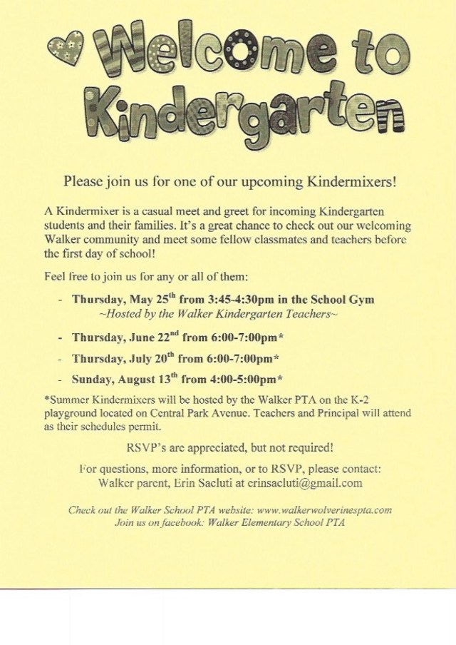 2017 Kindermixer Dates