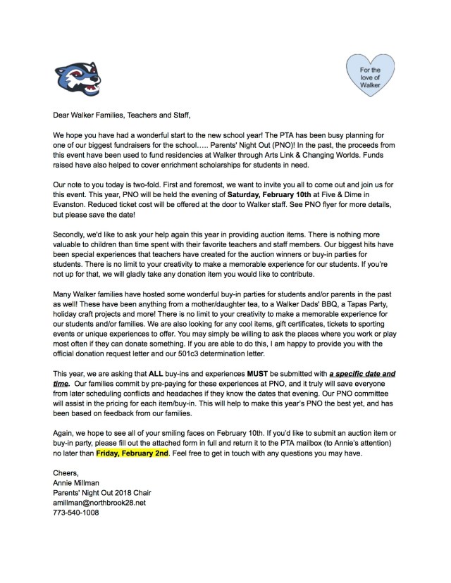 PNO-Family &amp; Teacher letter (Updated)