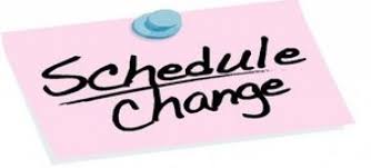 schedule change