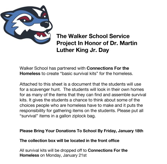 walker school service project flyer mlk-1