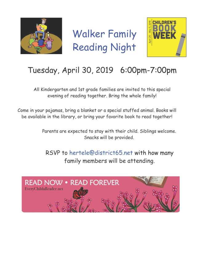 Family Reading Night Flyer