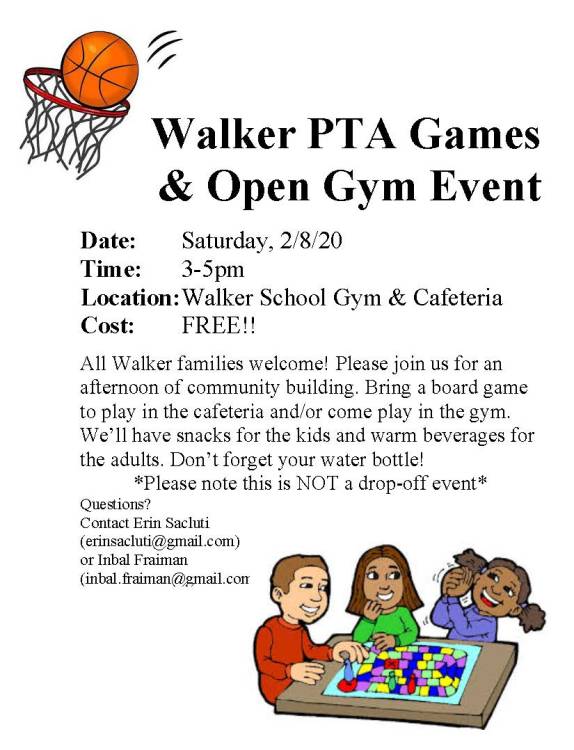 Walker Games and Open Gym 2-8