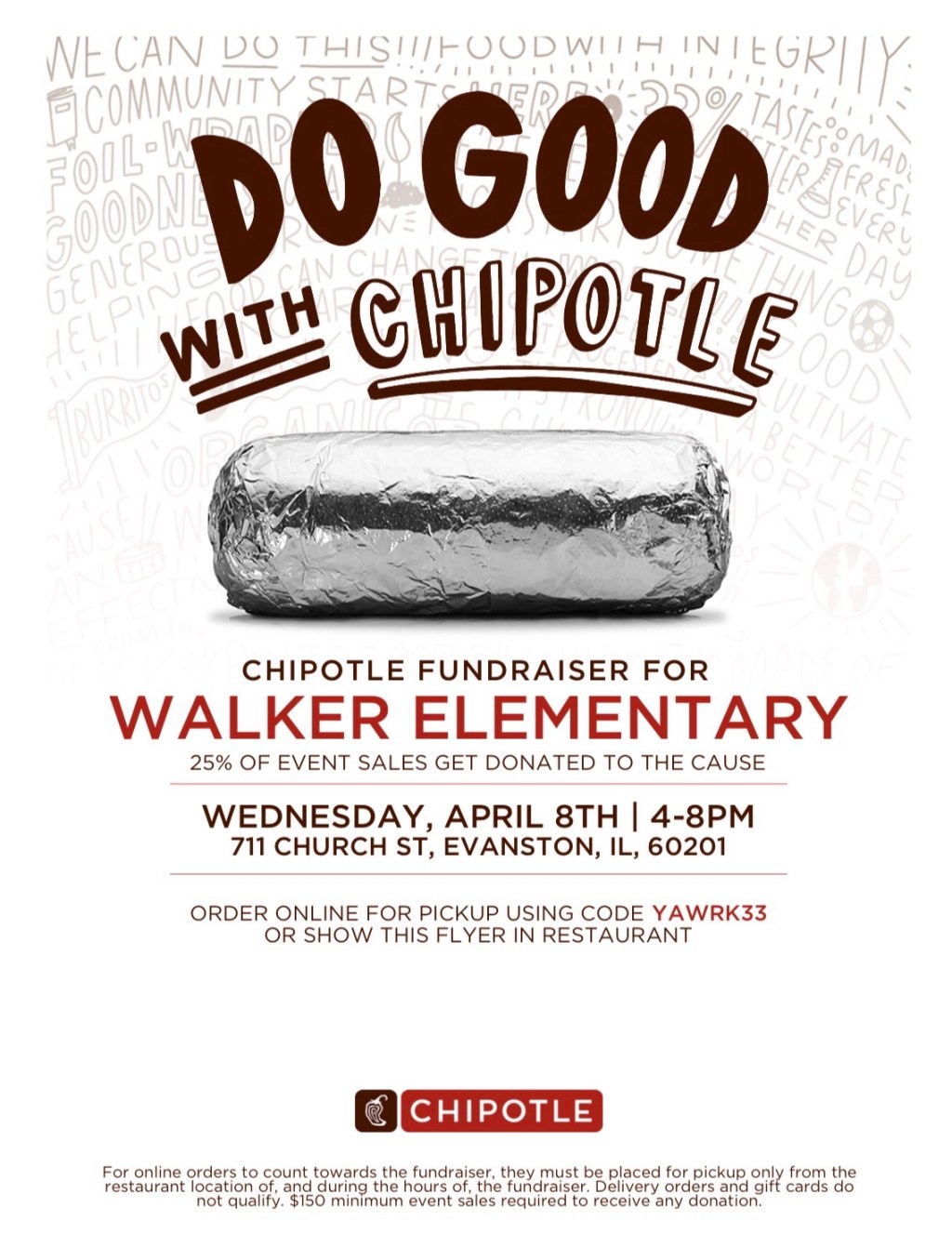 Dine to Donate – Wed April&nbsp;8th